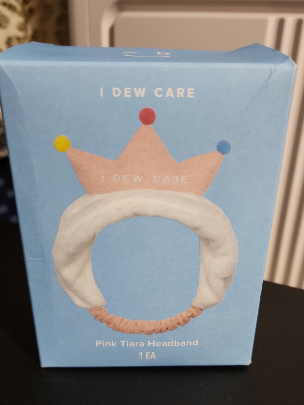 NIB I DEW CARE Pink Tiara Headband For Skincare Routine